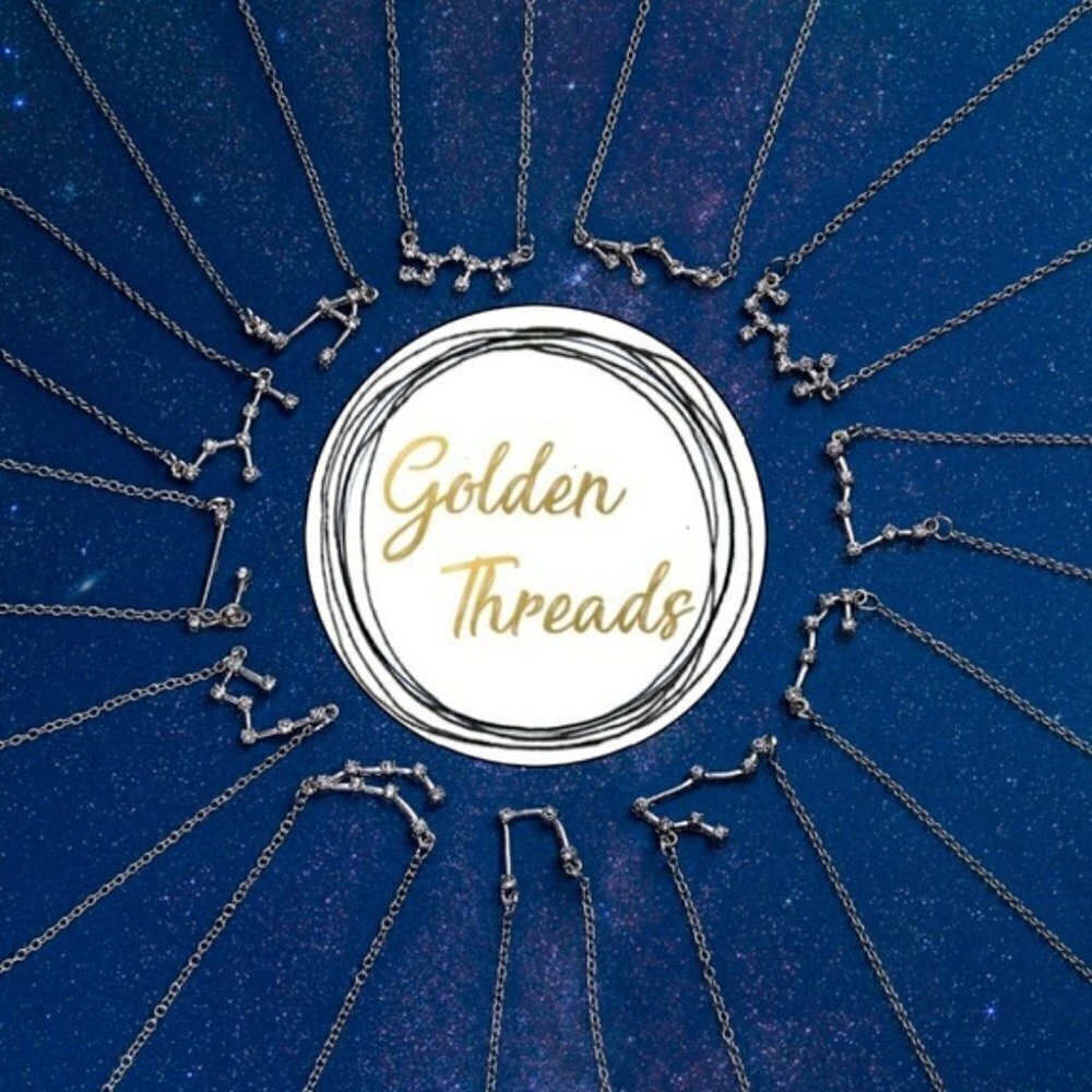 Zodiac Constellations Necklace by Golden Threads … - Picture 2 of 11